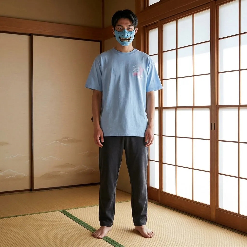 Camiseta anime hombre estilo streetwear japonés