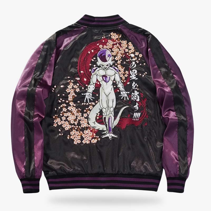 Chaqueta sukajan Dragon Ball vista de detalle