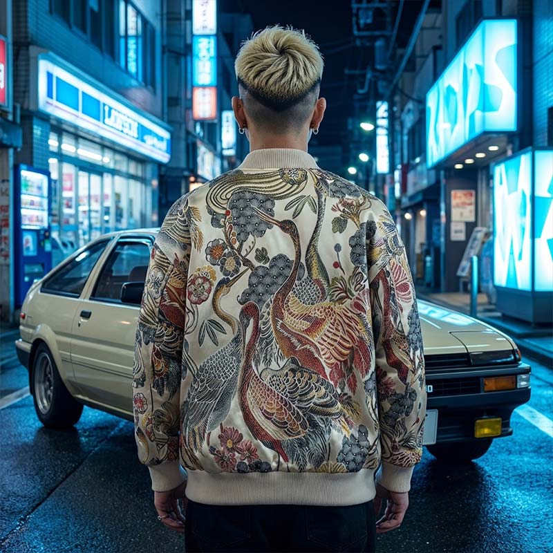 Chaqueta Sukajan vista frontal