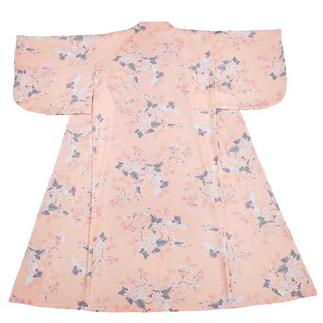 Estampado ramas blancas kimono