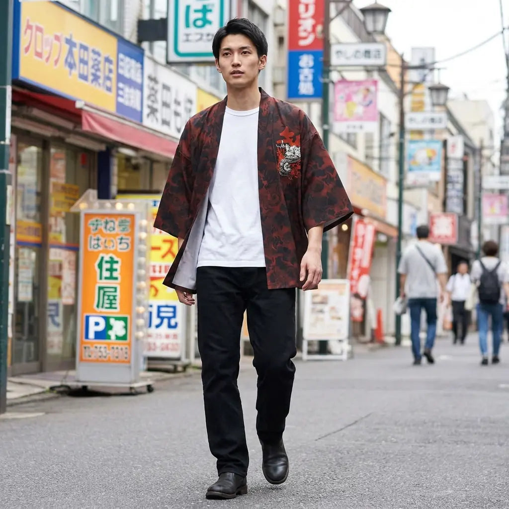 Haori Mempo vista posterior