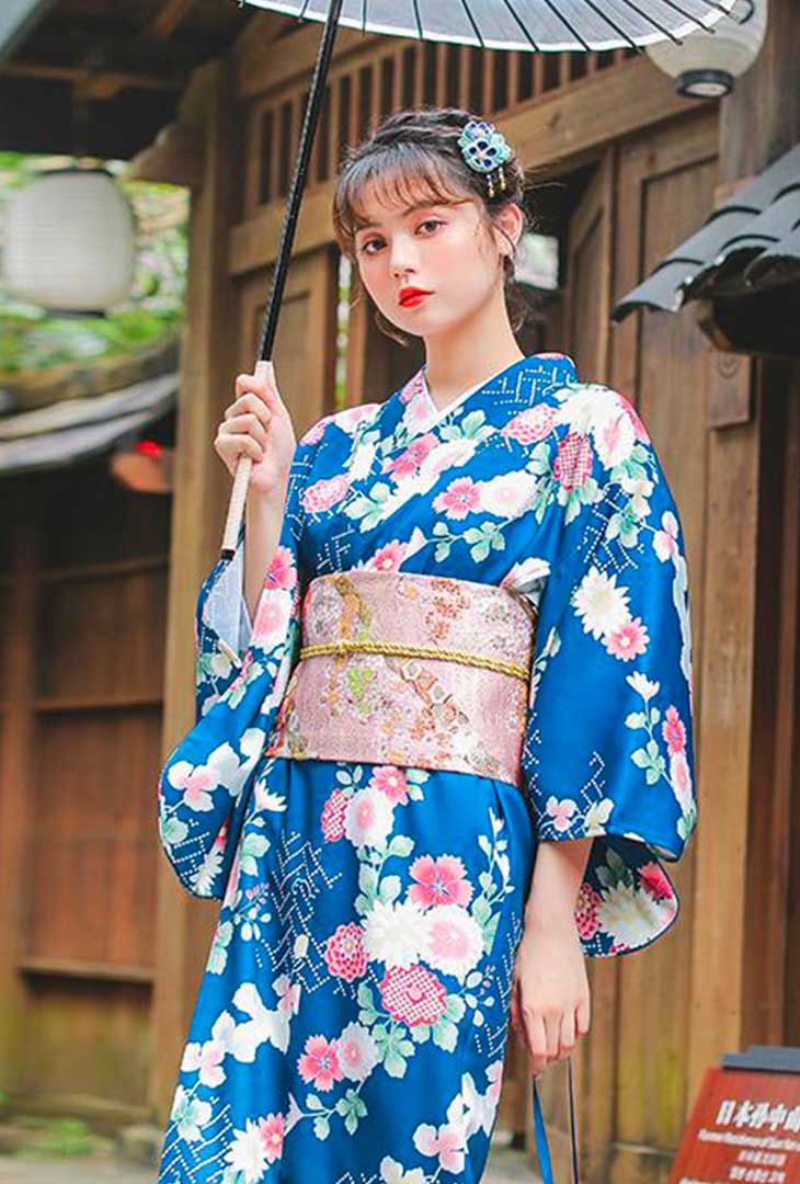 Kimono japonés moderno para mujer
