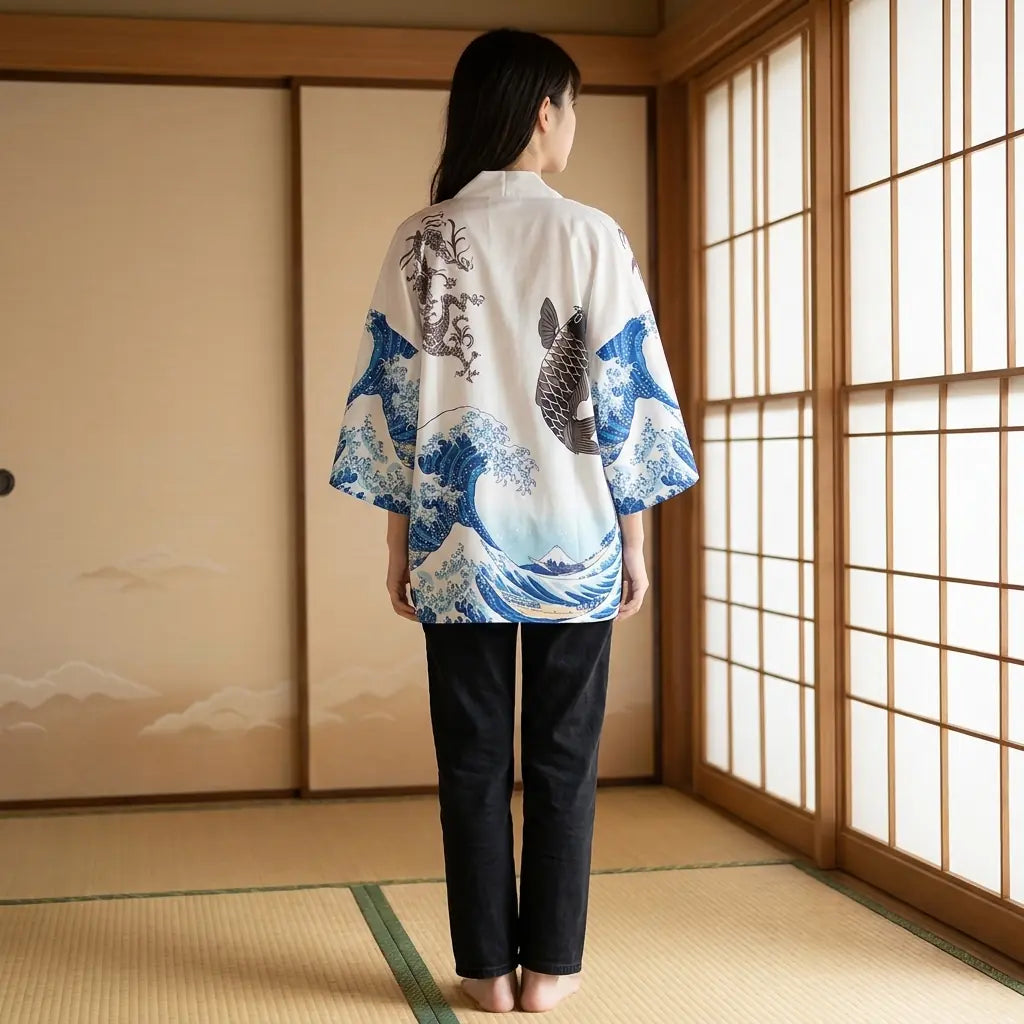 Kimono Koi Mujer vista frontal