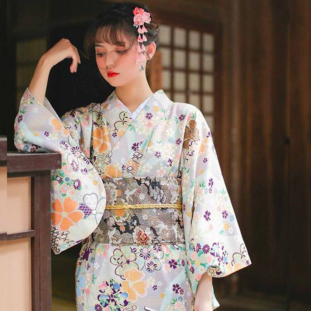 Kimono mujer con calcetines tabi de regalo