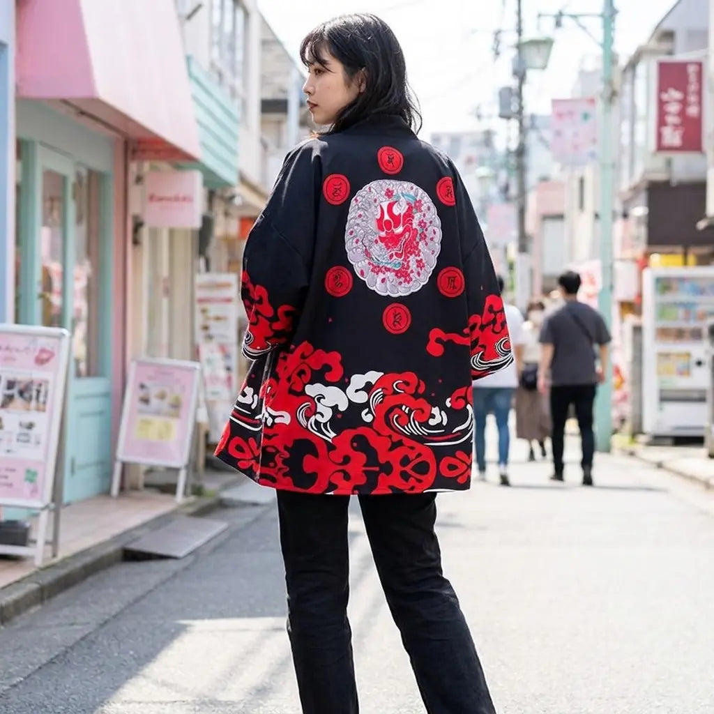 Kimono Oni Mujer vista posterior