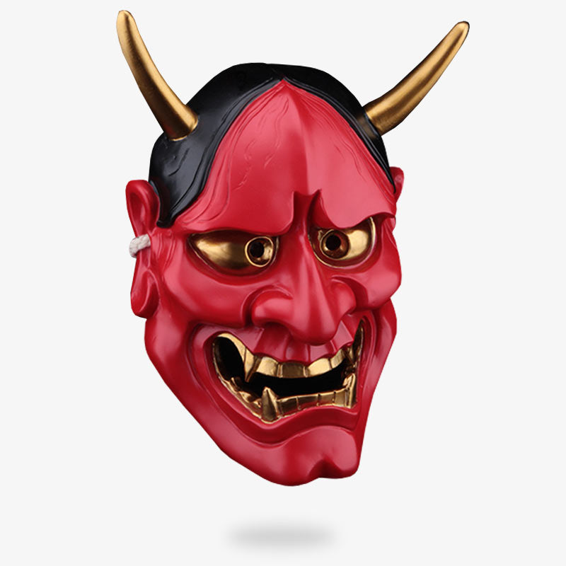Mascara de Hannya vista de frente