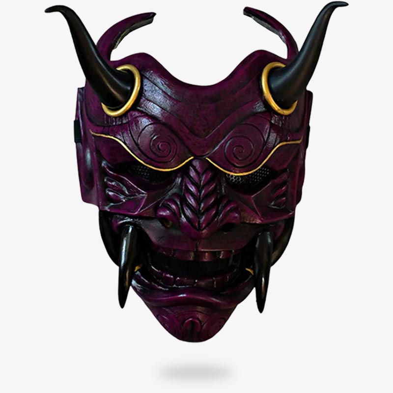 mascara oni para disfraz de cosplay