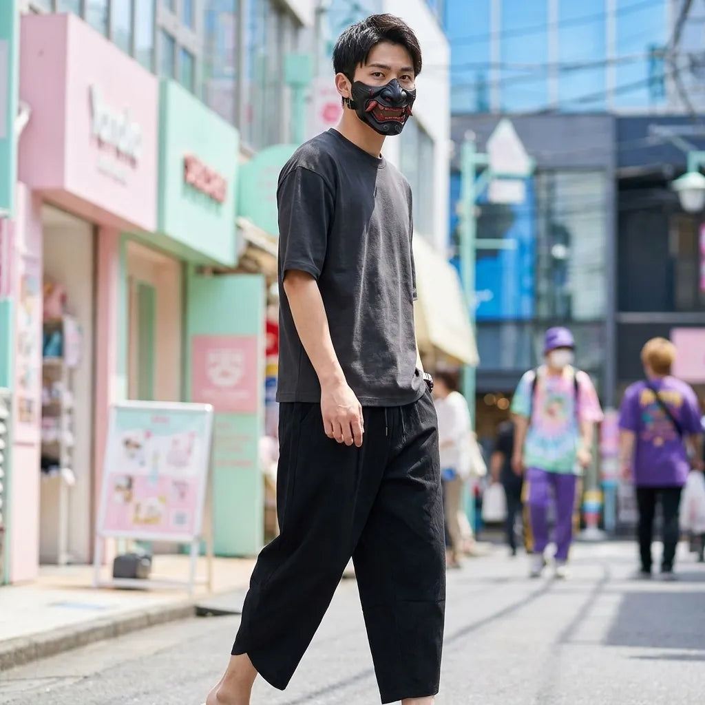 Pantalon Japones Hombre vista posterior