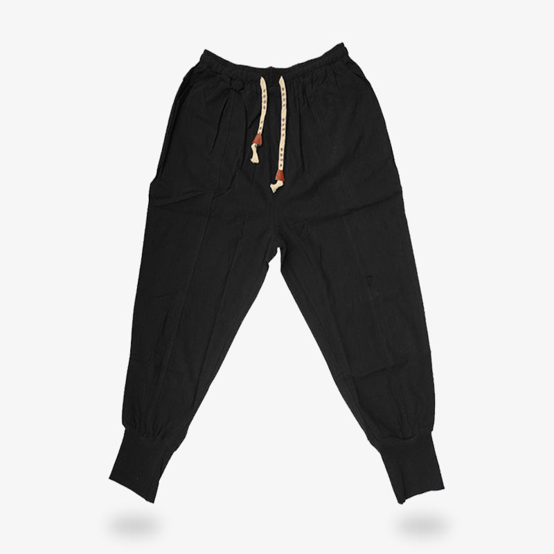 Pantalones cargo con cordones ajustables en el tobillo