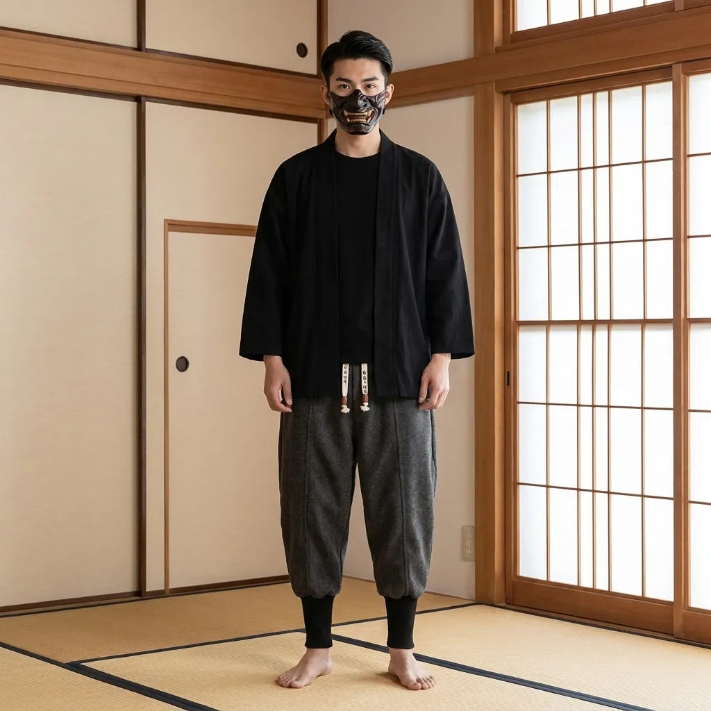 Pantalones ninjas de estilo streetwear japonés
