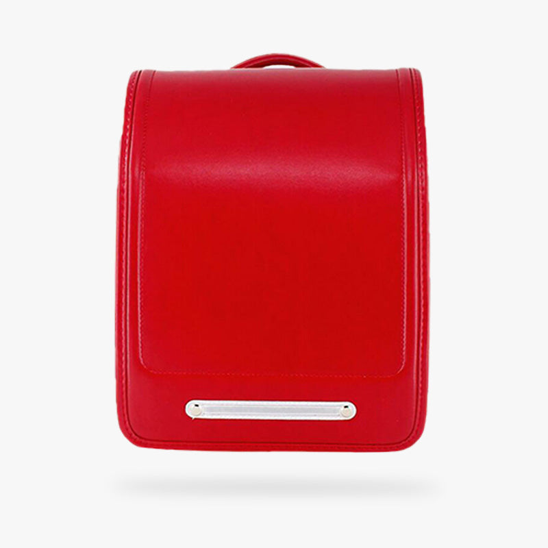 Esta mochila randoseru roja es una cartera escolar japonesa. Es una mochila japonesa fabricada en piel resistente, práctica y vintage.