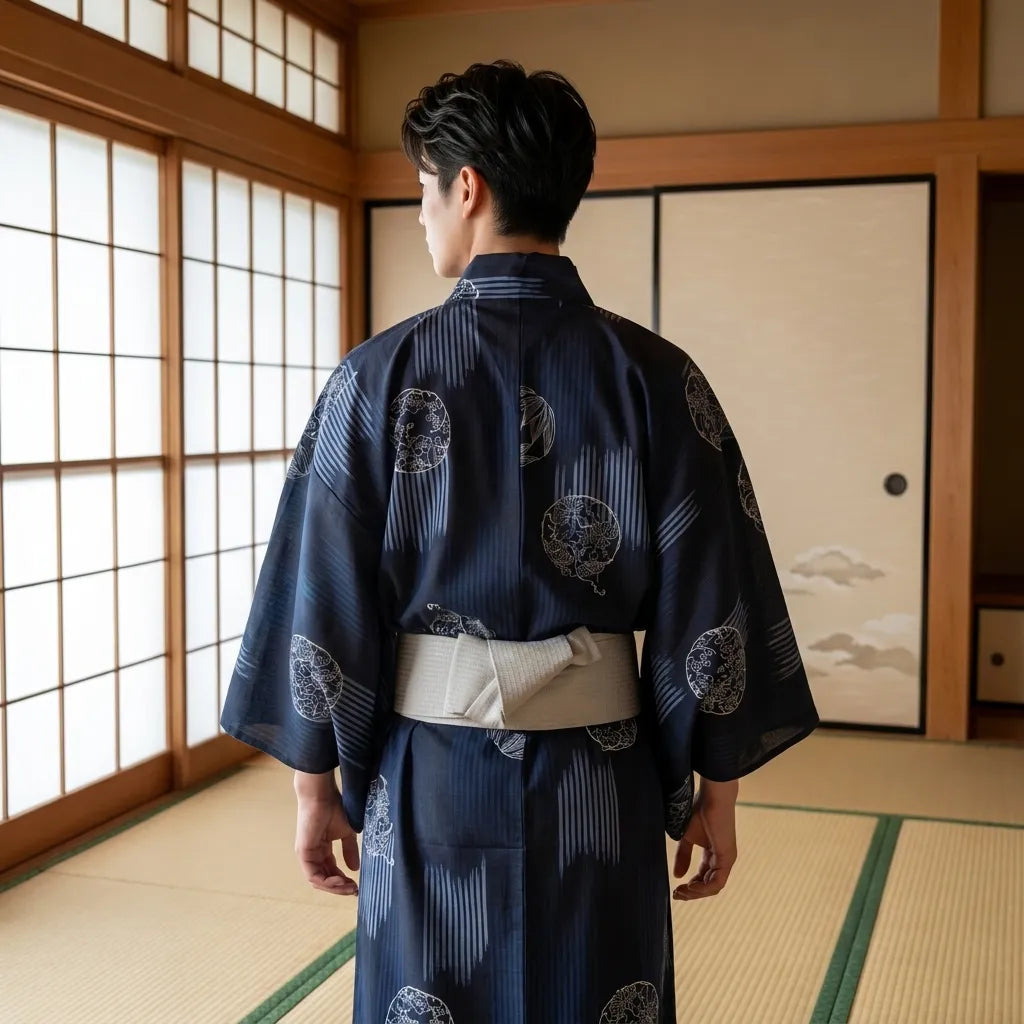 Sandalias geta a juego con el conjunto kimono