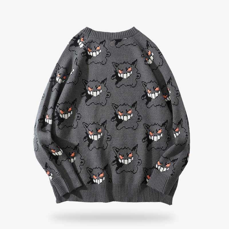 Sudadera Pokémon Gengar con estampado detallado y colorido, de tejido premium para un look estiloso
