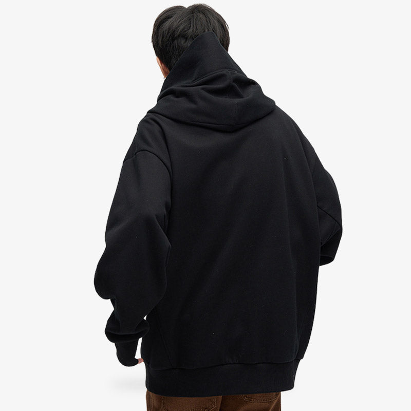 Sudadera Harajuku oscura de tejido suave con diseños llamativos y misteriosos