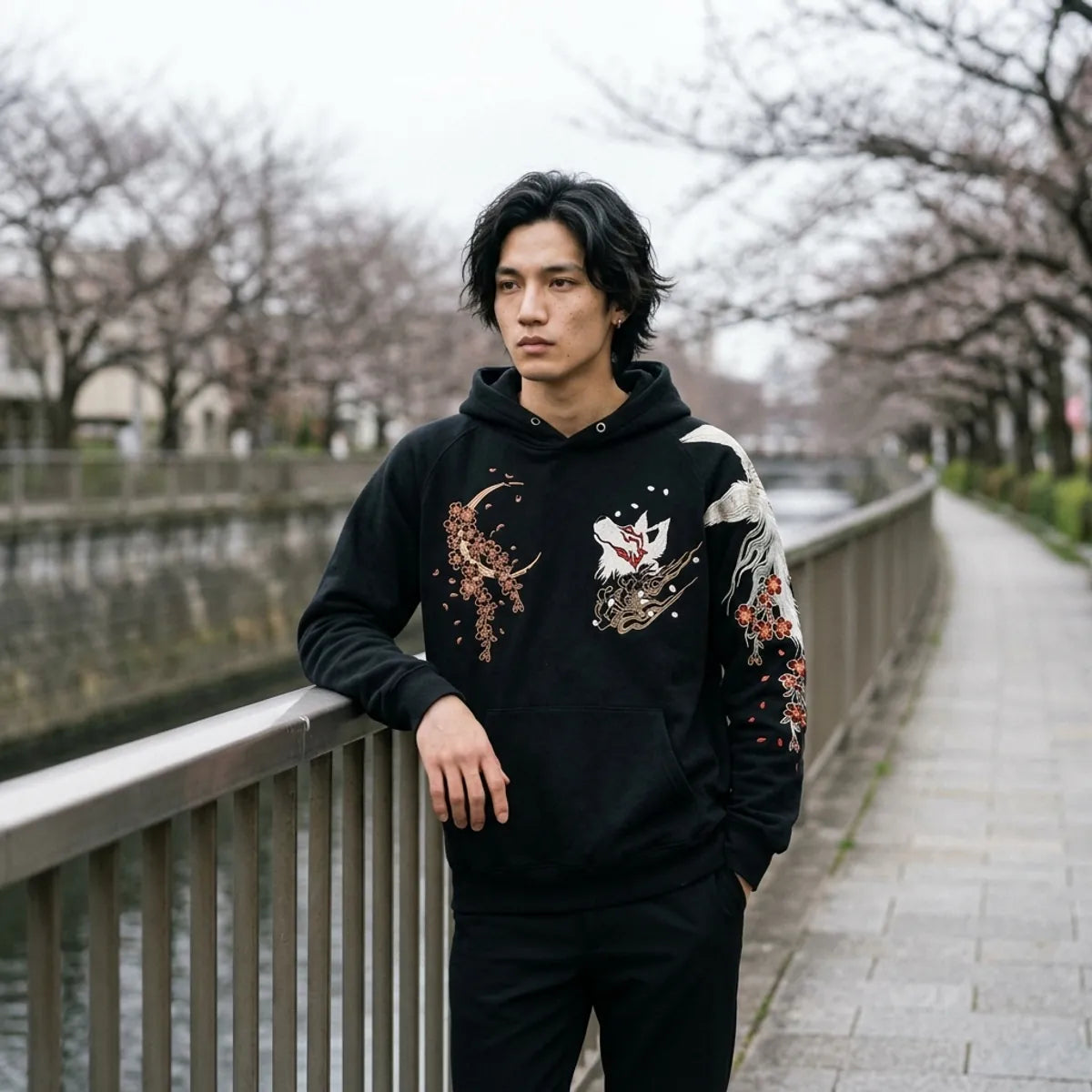 Sudaderas Estilo Japones vista posterior