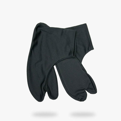 Dos calcetines tabi negros japoneses tipo kimono