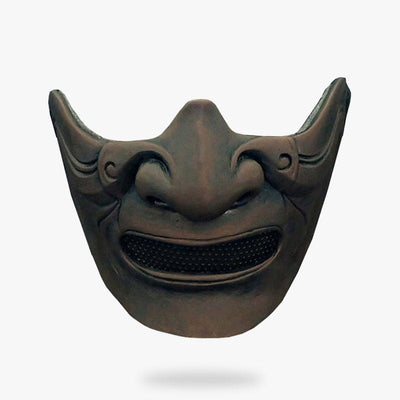 Esta Mascara Guerrero Japones es un accesorio de decoracion, de cosplay. Es la mitad del rostro de un fantasma japonés Yurei.