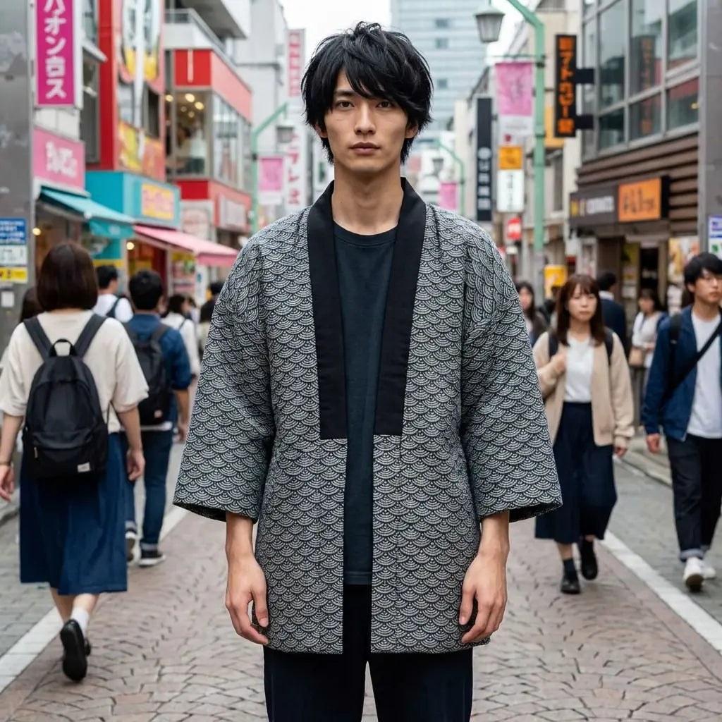 Abrigo japonés de invierno acolchado en algodón