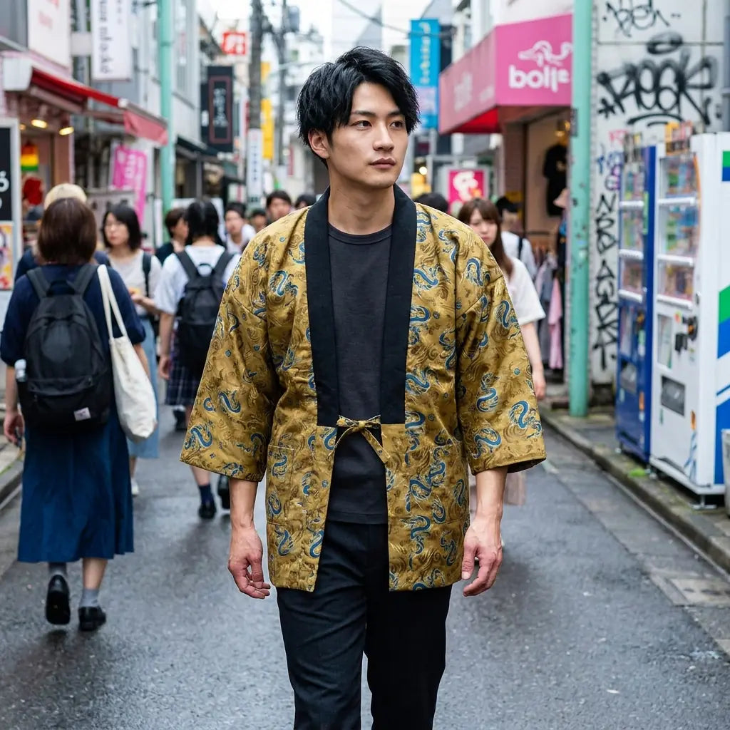 Abrigo japonés tradicional para invierno