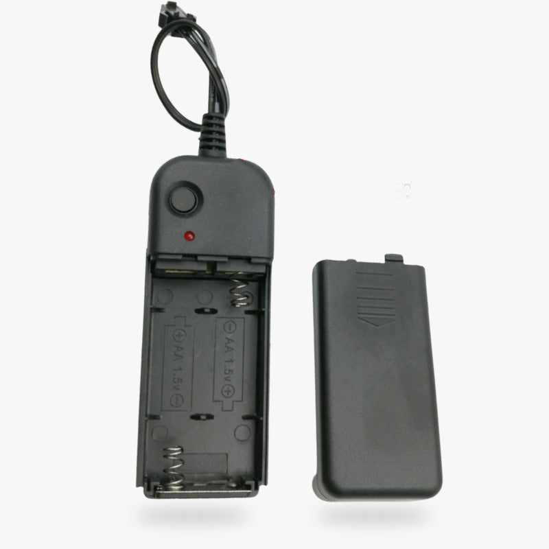 Caja de control con pilas para la mascara kitsune LED