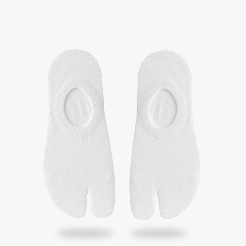 Par de calcetines tabi blancos japoneses para sandalias