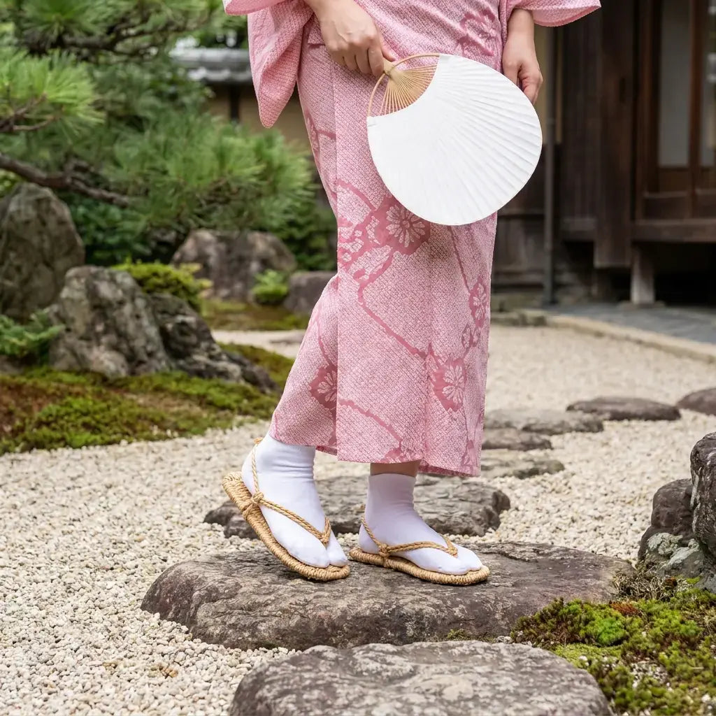 Calzado japonés de inspiración samurai