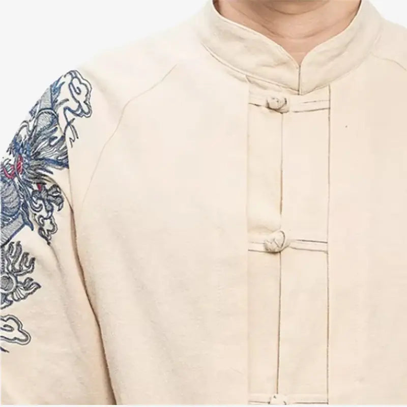 Camiseta Dragón Japonés en plano, vista frontal