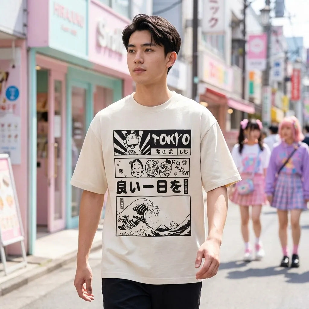 Camiseta Tokyo vista posterior