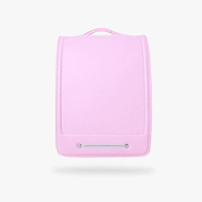 Cartera escolar japonesa randoseru azul vista de frente