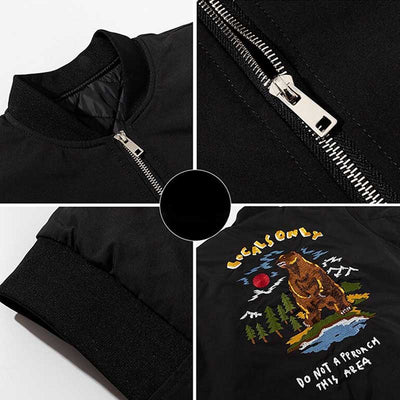 Chaqueta bomber japonesa estilo béisbol