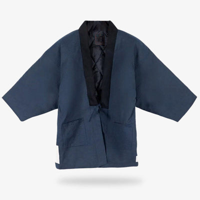 Chaqueta hanten azul de algodón de calidad para invierno