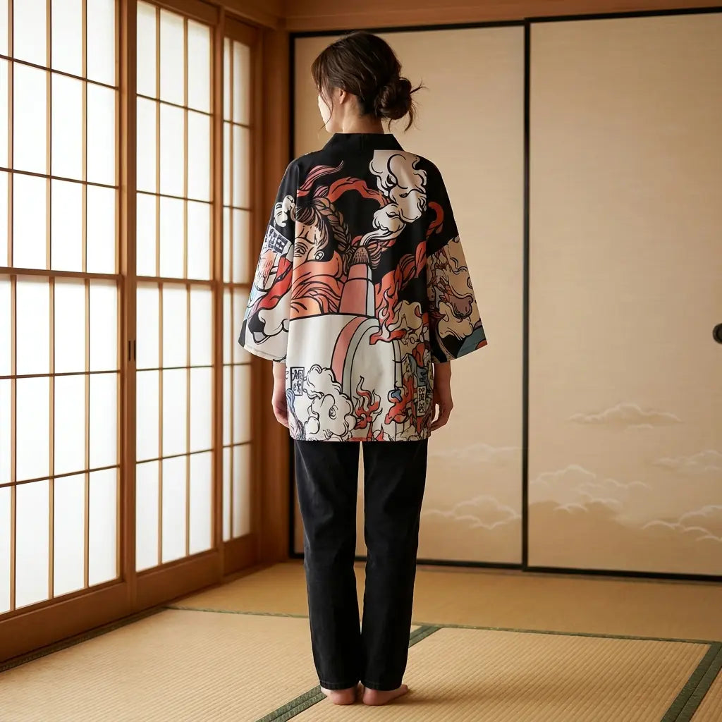 Chaqueta Kimono Mujer vista frontal