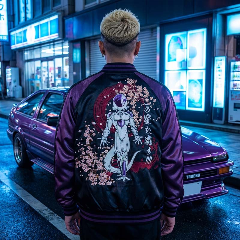 Chaqueta Sukajan Dragon Ball vista frontal