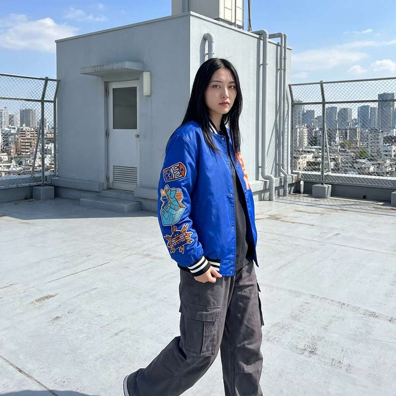 Chaqueta Sukajan Kawaii vista frontal
