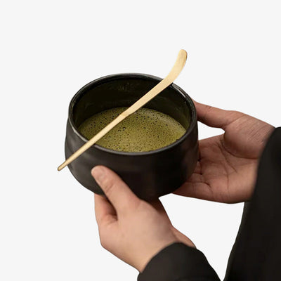 Chashaku de bambú, cuchara artesanal para medir matcha con precisión, ideal para amantes del té