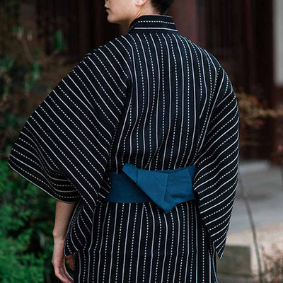Cinturón obi ajustable con cierre de velcro para kimono masculino