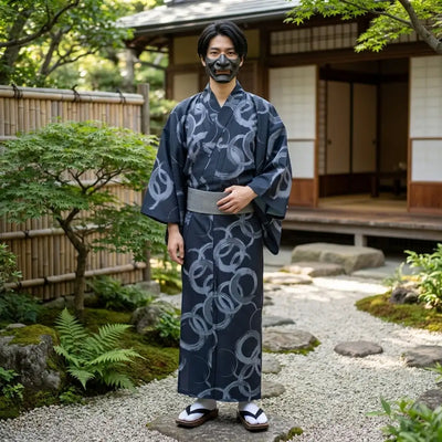 Cinturón obi para yukata hombre