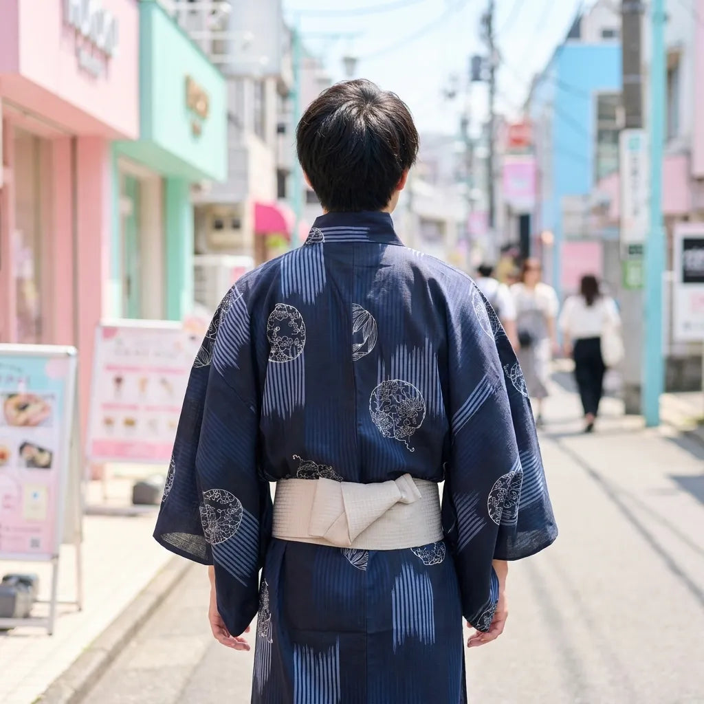 Conjunto Kimono Hombre vista frontal