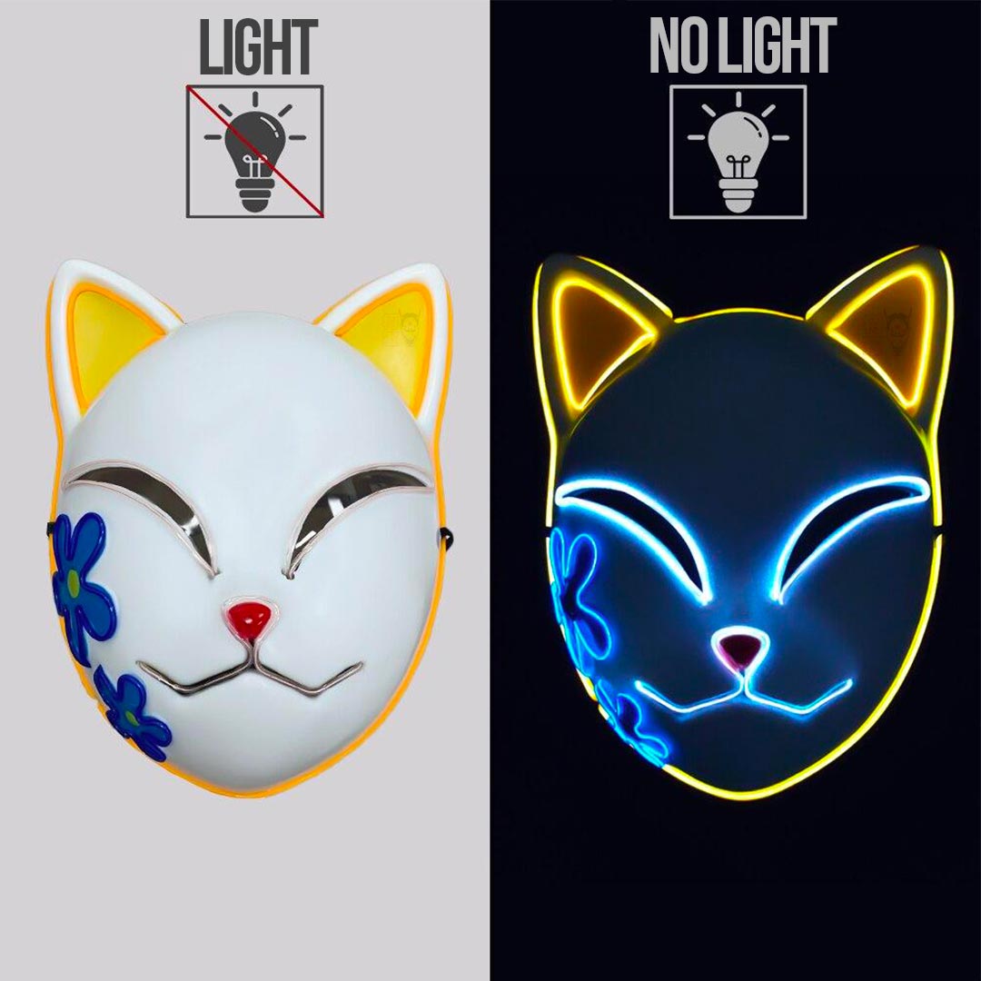 un demon-slayer-mascara-makomo en el manga Kimetsu no Yaiba