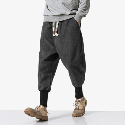 Detalle de los pantalones ninjas japoneses