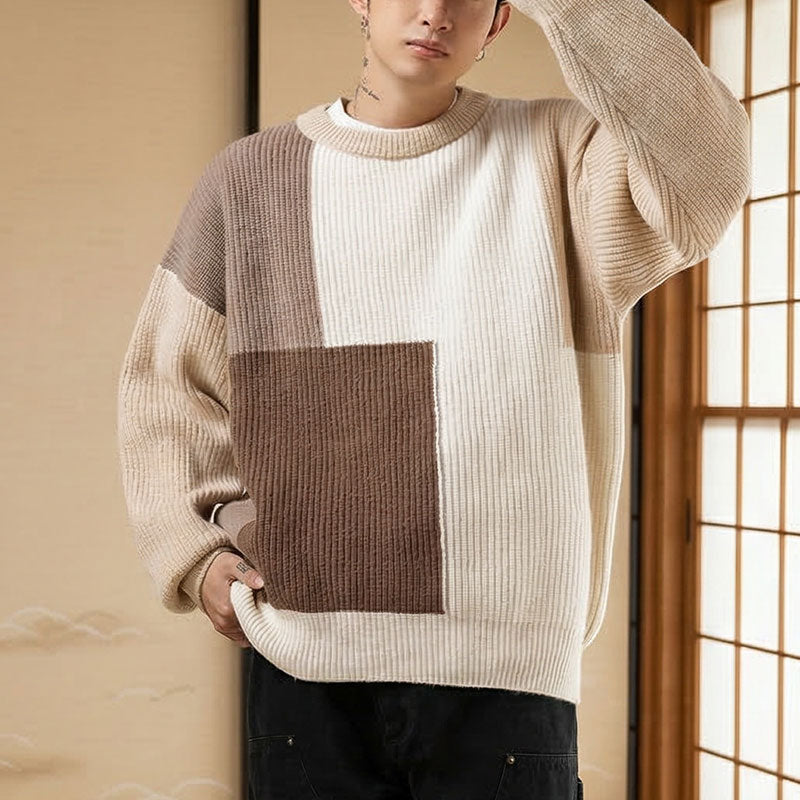 Detalle del tejido y corte de la sudadera japonesa
