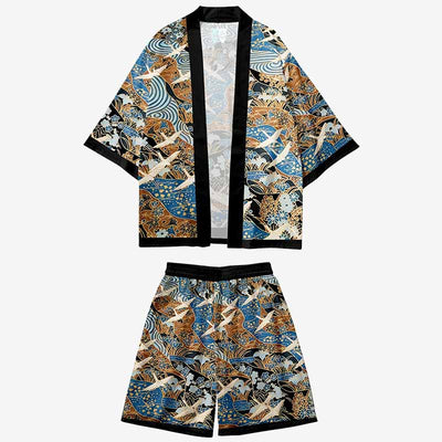 Estilo Harajuku hombre con haori