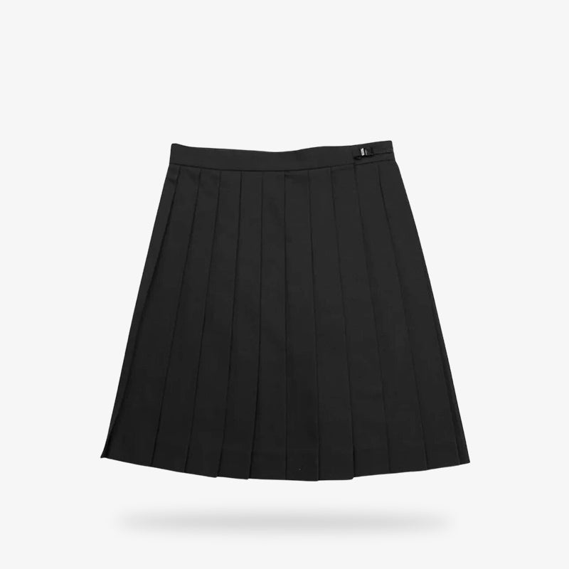 Falda japonesa de color negro para un disfraz de marinera.