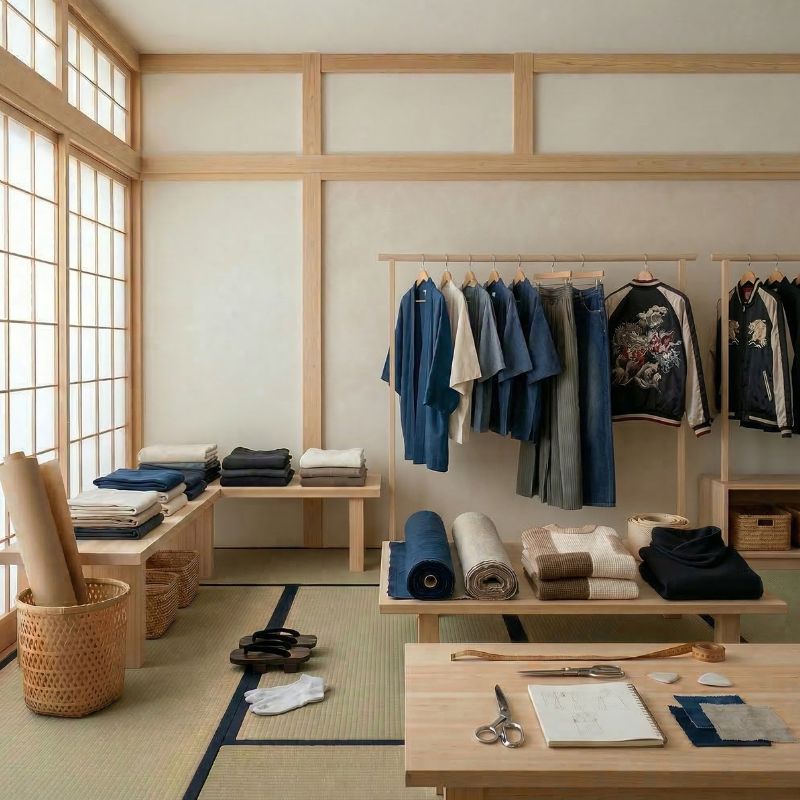 Habitación de estilo japonés con tatami y shoji