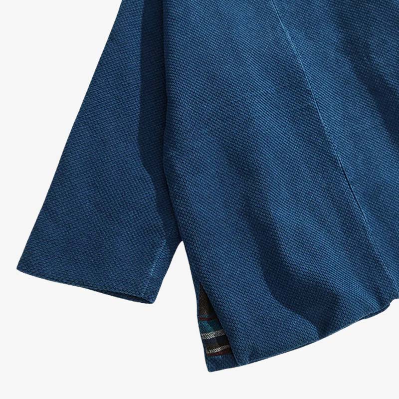 Haori corto estilo índigo para un look único y actual