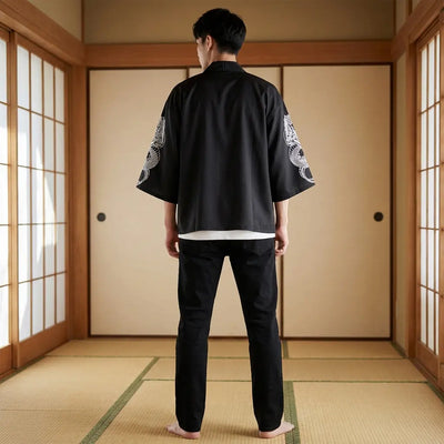 Haori Dragon chaqueta kimono japonesa