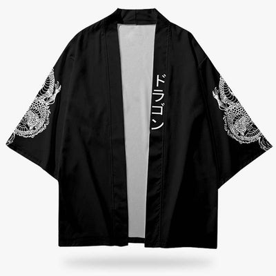Haori inspirado en el folclore japonés y streetwear