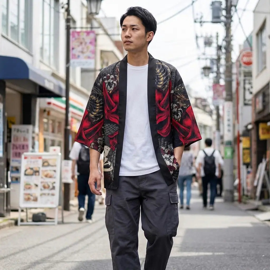 Haori Kimono Yokai vista posterior