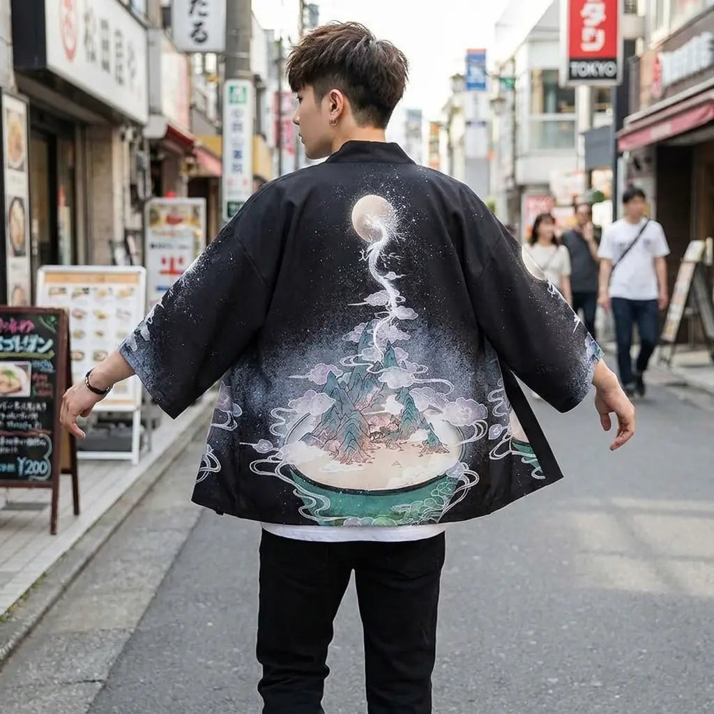 Haori Kimono vista frontal
