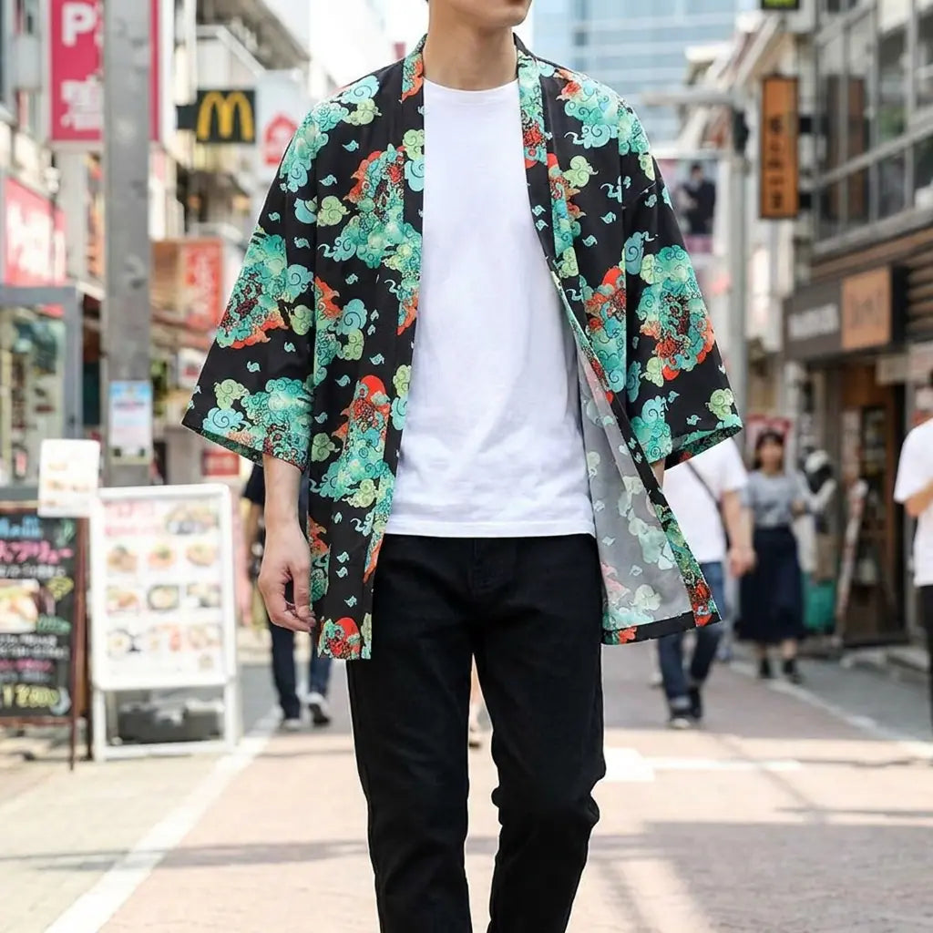 Haori Kumo vista posterior